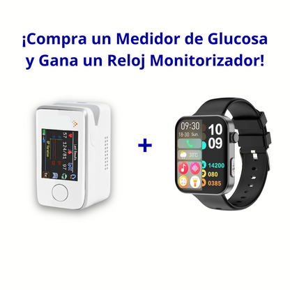 Glucometru multifuncțional + ceas inteligent – Cumpărați 1 și primiți 1 gratuit!